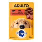 Alimento Húmedo Pedigree Para Perro Adulto Carne Sobre 100 G