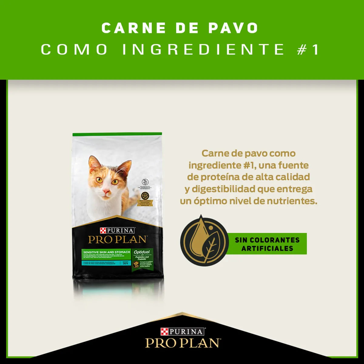 Alimento para gatos Pro Plan Cat Skin & Stomach