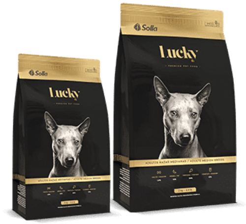 Alimento Lucky Adultos Raza Mediana