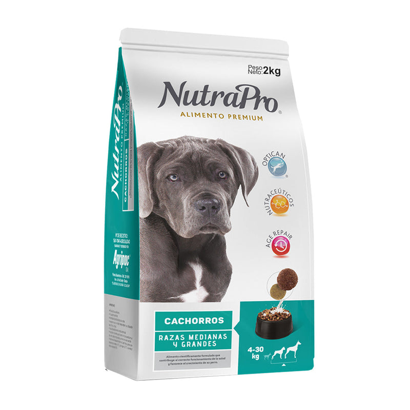 Alimento Nutrapro Cachorro Para Razas Medianas y Grandes