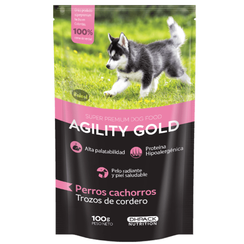 Alimento Húmedo Agility Gold Trozos De Cordero Cachorro