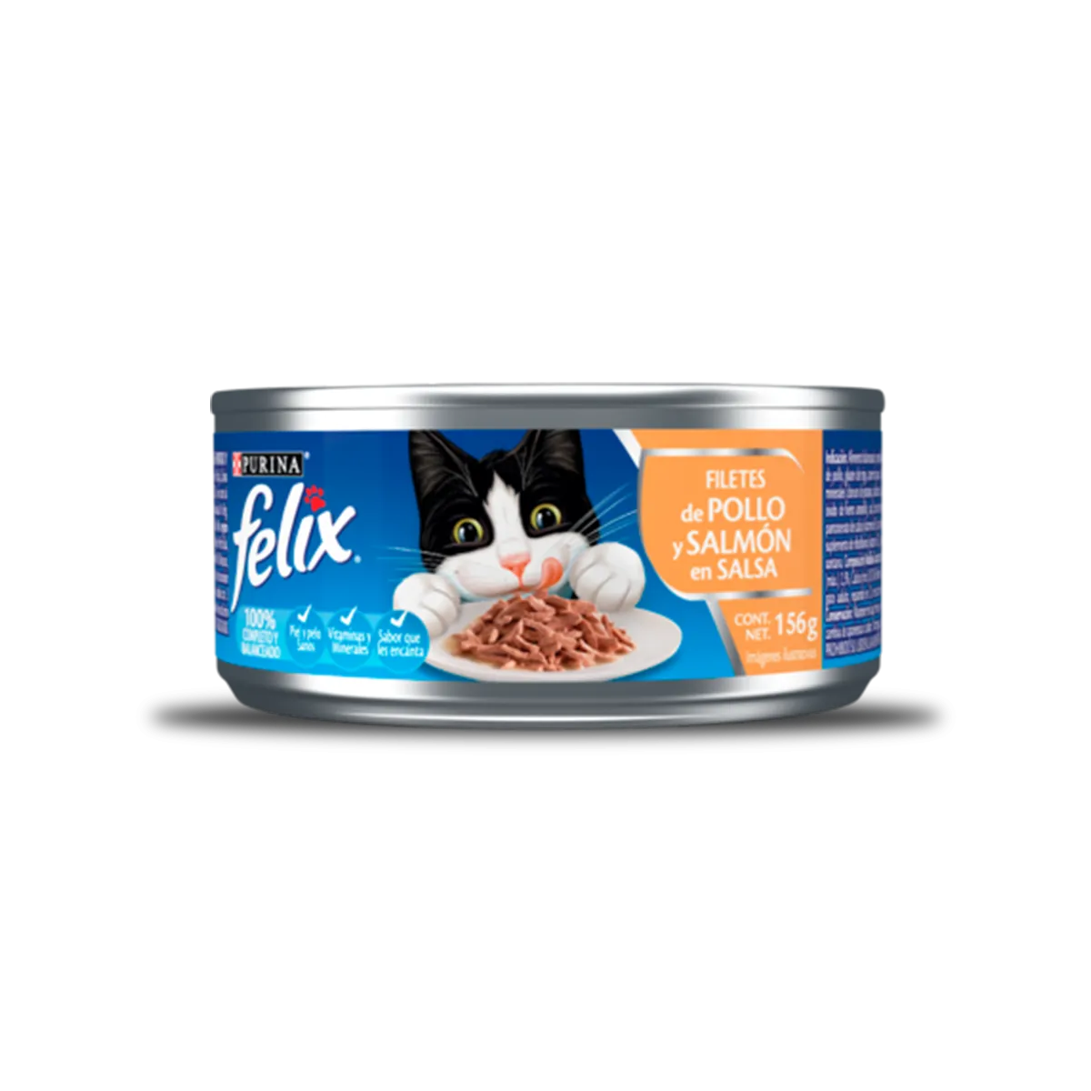 Alimento Húmedo Gato Felix Filete Pollo Y Salmón En Salsa