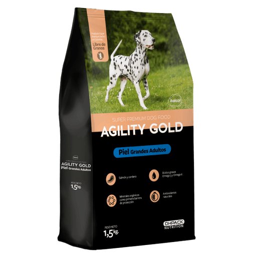 Alimento Agility Gold Para Perro AdultosGrandes cuidado de la Piel - Licious