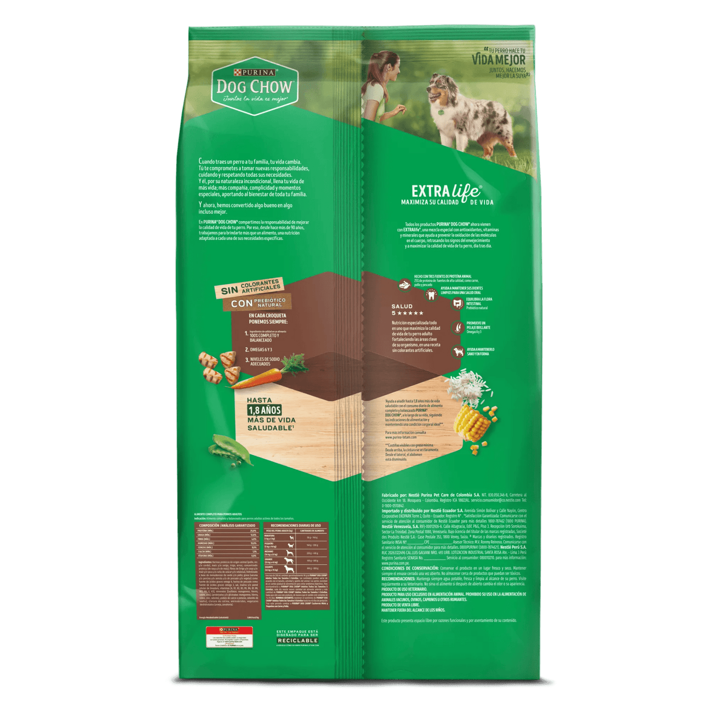 Alimento Dog Chow Salud 5 Estrellas para perros adultos - Licious