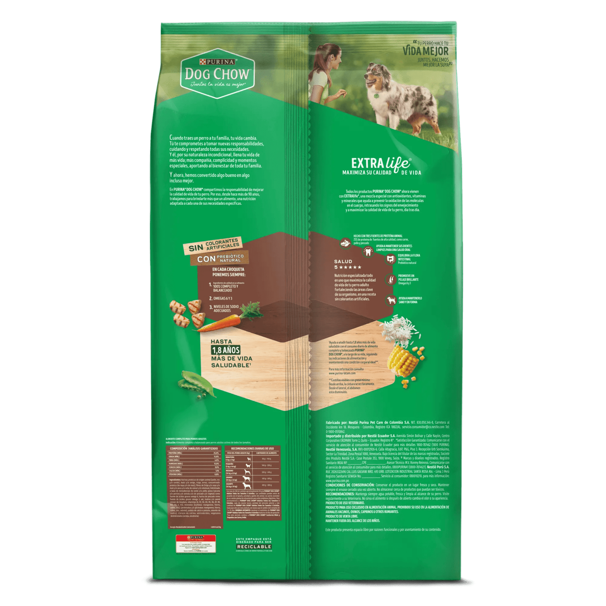 Alimento Dog Chow Salud 5 Estrellas para perros adultos - Licious