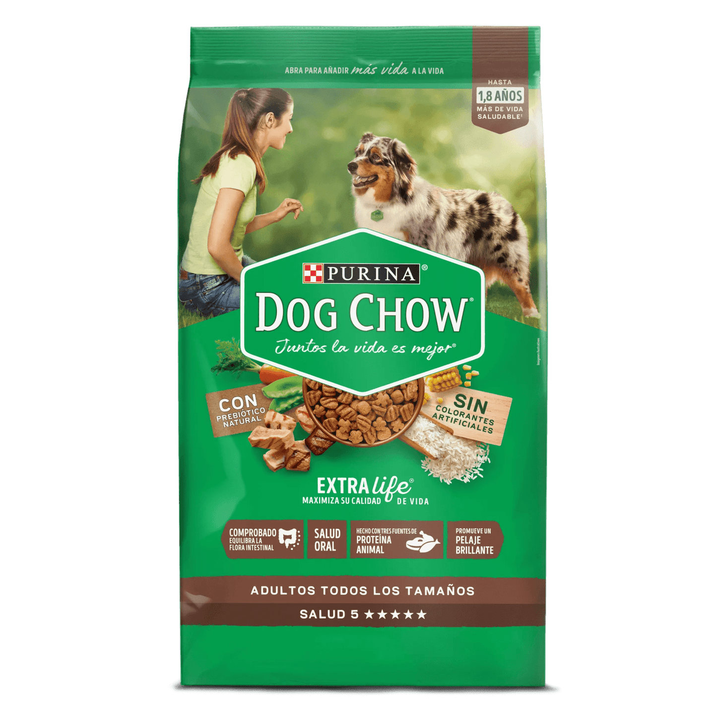 Alimento Dog Chow Salud 5 Estrellas para perros adultos - Licious