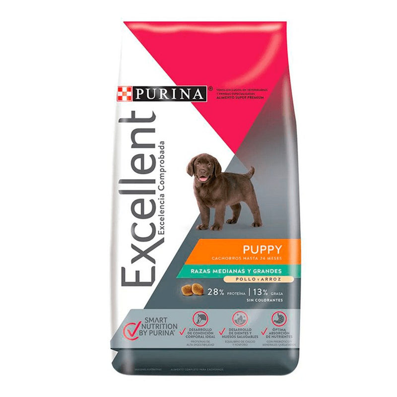 Alimento Excellent Puppy Razas Medianas Y Grandes - Licious