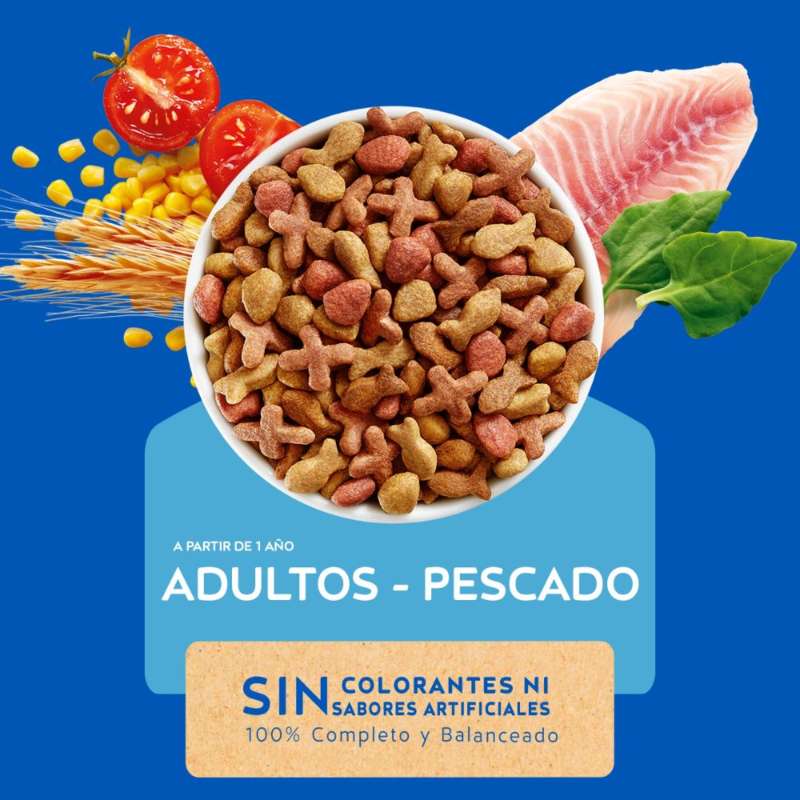 Alimento Gato Cat Chow Adulto Pescado Forti Defense - Licious