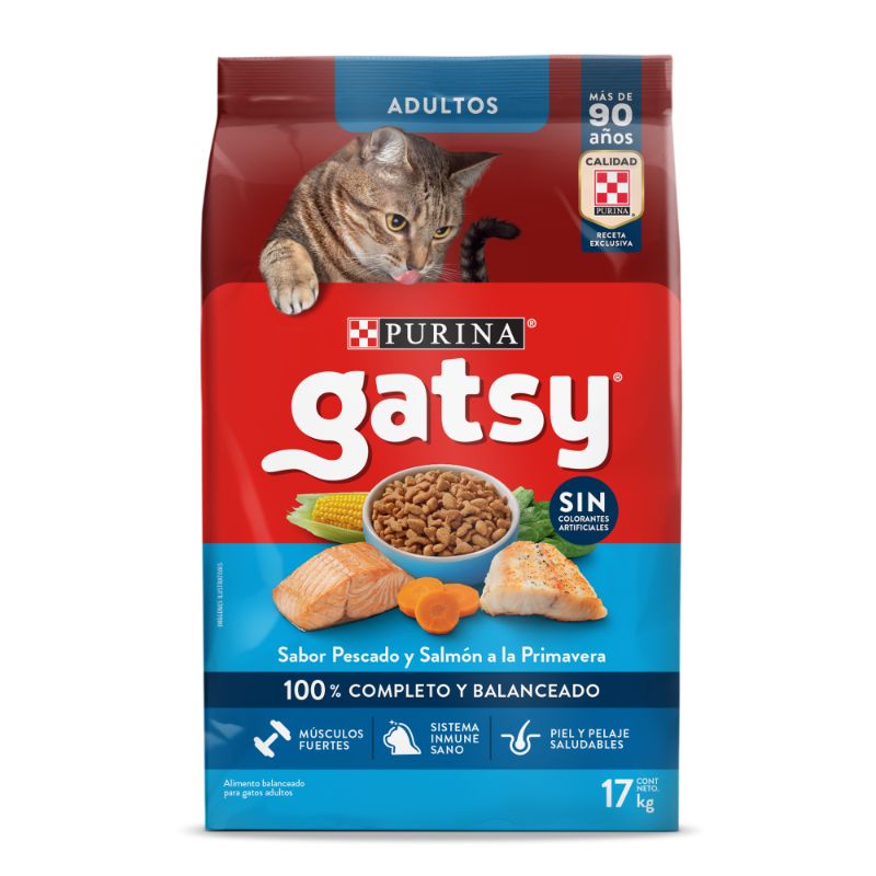 Alimento Gatsy para Gatos adultos con Sabor a Pescado y Salmón - Licious