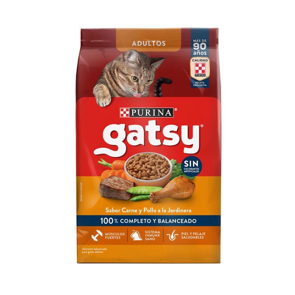 Alimento Gatsy para Gatos adultos sabor Carne y Pollo a la Jardinera - Licious