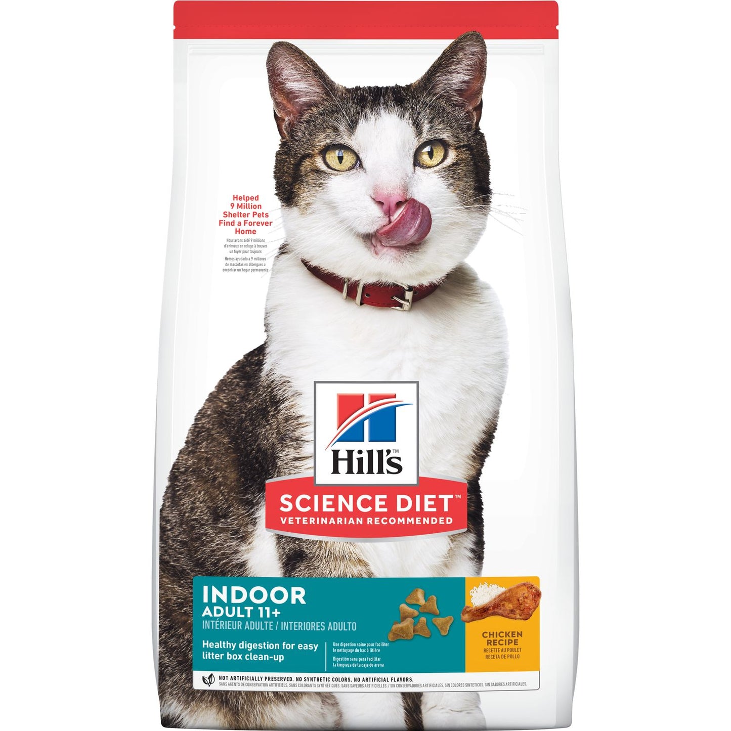 Alimento Hills Para Gatos Adult 11+ Indoor,