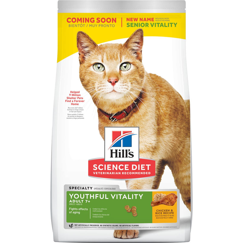 Alimento Hills para gatos senior