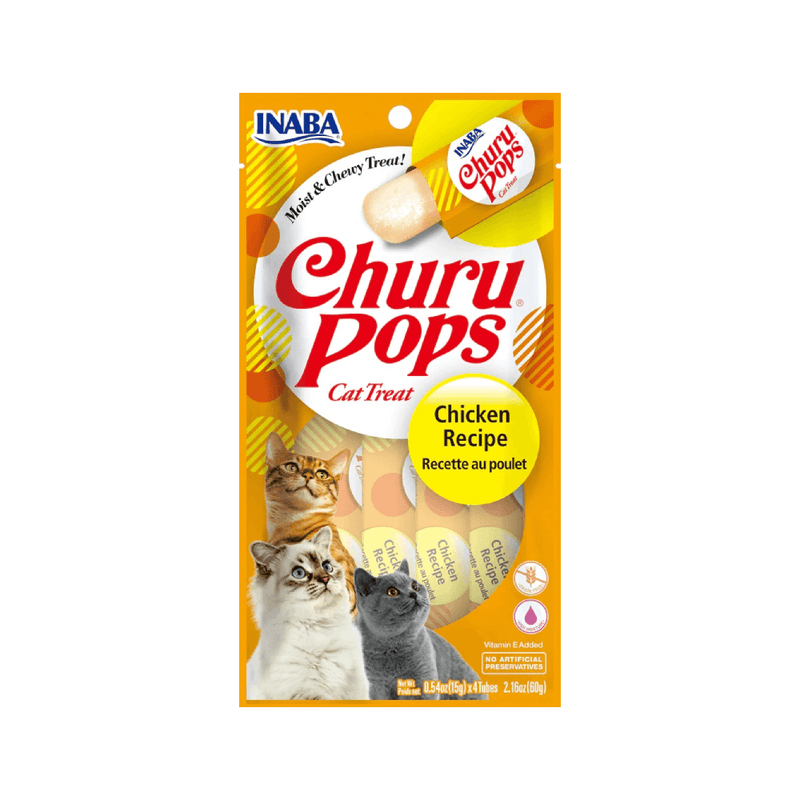 Snack Para Gato Cremoso Inaba Churu Pops Pollo